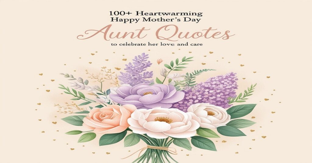100+ Heartwarming Happy Mother's Day Aunt Quotes to Celebrate Her Love and Care 🌸💖