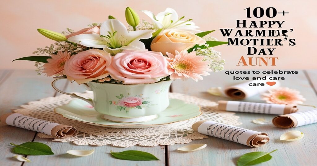100+ Heartwarming Happy Mother's Day Aunt Quotes to Celebrate Her Love and Care 🌸💖