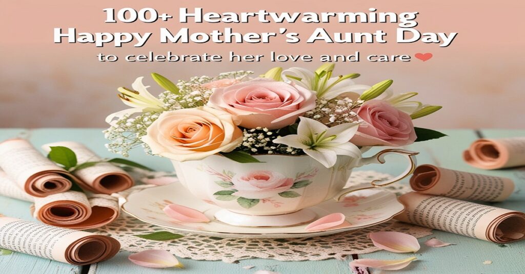 100+ Heartwarming Happy Mother's Day Aunt Quotes to Celebrate Her Love and Care 🌸💖